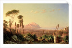 Palermo with Mount Pellegrino, c.1850 by Carl Wilhelm Goetzloff