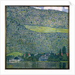 View of a Chateau Unterach on Lake Attersee, 1915 by Gustav Klimt