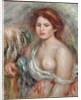 Portrait of a painter's model, 1916 by Pierre Auguste Renoir