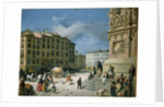Amanzia Guerillot Inganni, Piazza del Duomo, 1850 by Amanzia Guérillot