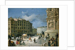 Amanzia Guerillot Inganni, Piazza del Duomo, 1850 by Amanzia Guérillot