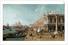 View of the Molo, the Biblioteca Marciana and the Column of St. Theodore, Venice, 1735 by (1697-1768) Canaletto