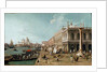 View of the Molo, the Biblioteca Marciana and the Column of St. Theodore, Venice, 1735 by (1697-1768) Canaletto