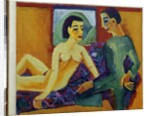 The Couple - by Ernst Ludwig Kirchner