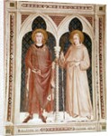 St. Louis IX and St. Louis of Anjou by Simone Martini