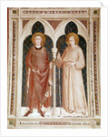 St. Louis IX and St. Louis of Anjou by Simone Martini