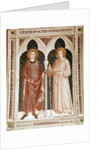 St. Louis IX and St. Louis of Anjou by Simone Martini