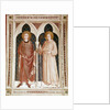 St. Louis IX and St. Louis of Anjou by Simone Martini