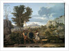 Autumn or the bunch of grapes brought back from the promised land - by Nicolas Poussin