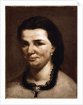 Portrait of a lady by Gustave Courbet
