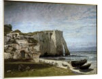 The cliffs of Etretat after the storm by Gustave Courbet