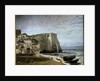The cliffs of Etretat after the storm by Gustave Courbet
