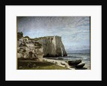 The cliffs of Etretat after the storm by Gustave Courbet