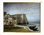 The cliffs of Etretat after the storm by Gustave Courbet