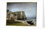 The cliffs of Etretat after the storm by Gustave Courbet