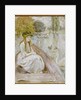 Jeanne Fourmanoir Aside the Lake. by Berthe Morisot