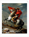 Napoleon Crossing the Alps, 1802-03 by Jacques Louis David