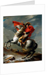 Napoleon Crossing the Alps, 1802-03 by Jacques Louis David