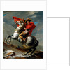 Napoleon Crossing the Alps, 1802-03 by Jacques Louis David