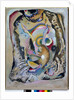 Painting on clear background, 1916 by Wassily Kandinsky