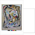 Painting on clear background, 1916 by Wassily Kandinsky