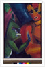 A Man and a Little Monkey by Franz Marc