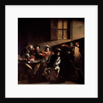 The Calling of Saint Matthew by Michelangelo Merisi da Caravaggio