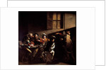 The Calling of Saint Matthew by Michelangelo Merisi da Caravaggio