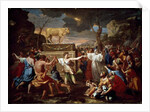 Adoration of the Golden Calf, 1633-34 by Nicolas Poussin