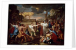 Adoration of the Golden Calf, 1633-34 by Nicolas Poussin
