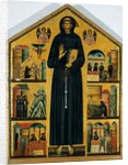 Life of St. Francis of Assisi. 1235 by Bonaventura Berlinghieri