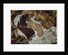 Woman and death, 1915 by Egon Schiele