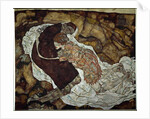 Woman and death, 1915 by Egon Schiele