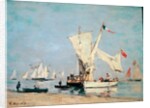 Sailing Boats, c, 1869 by Eugene Louis Boudin
