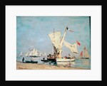 Sailing Boats, c, 1869 by Eugene Louis Boudin