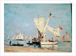 Sailing Boats, c, 1869 by Eugene Louis Boudin