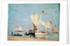 Sailing Boats, c, 1869 by Eugene Louis Boudin