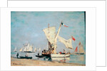 Sailing Boats, c, 1869 by Eugene Louis Boudin