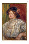 Portrait of Gabrielle with the hat, c.1915 by Pierre Auguste Renoir