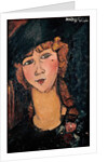 Portrait of Lolotte, 1917 by Amedeo Modigliani