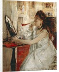 Young Woman Powdering Her Face by Berthe Morisot