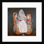 Mother with her two children, III Painting by Egon Schiele 1914 Vienna, Museum Karlsplatz by Egon Schiele