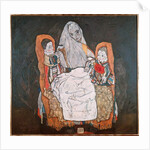 Mother with her two children, III Painting by Egon Schiele 1914 Vienna, Museum Karlsplatz by Egon Schiele