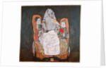 Mother with her two children, III Painting by Egon Schiele 1914 Vienna, Museum Karlsplatz by Egon Schiele