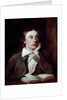 Portrait of the British Poet John Keats by William Hilton