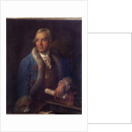 Portrait of german composer Christoph Willibald Gluck, 18th century by German School