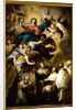 The Virgin appears to the Carmelitan Saints by School Italian