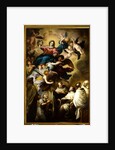The Virgin appears to the Carmelitan Saints by School Italian