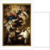 The Virgin appears to the Carmelitan Saints by School Italian