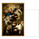 The Virgin appears to the Carmelitan Saints by School Italian